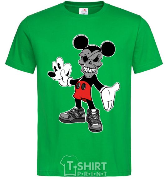Men's T-Shirt Scary Mickey kelly-green фото
