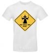 Men's T-Shirt You shall not pass sign White фото