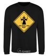 Sweatshirt You shall not pass sign black фото