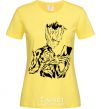 Women's T-shirt Groot and the book cornsilk фото