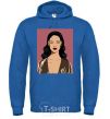 Men`s hoodie Rihanna art royal фото