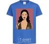 Детская футболка Rihanna art Ярко-синий фото