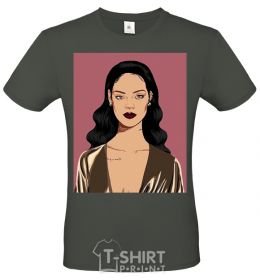 Men's T-Shirt Rihanna art millennial-khaki фото