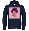 Men`s hoodie Rihanna pink navy-blue фото