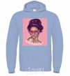 Men`s hoodie Rihanna pink sky-blue фото