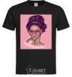 Men's T-Shirt Rihanna pink black фото