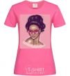 Women's T-shirt Rihanna pink heliconia фото