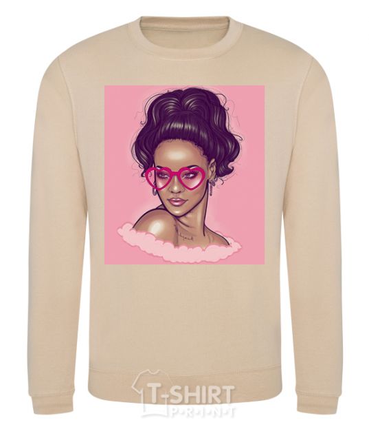 Sweatshirt Rihanna pink sand фото