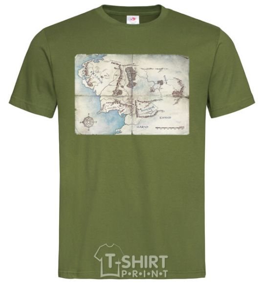 Men's T-Shirt Middle Earth millennial-khaki фото