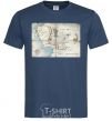 Men's T-Shirt Middle Earth navy-blue фото