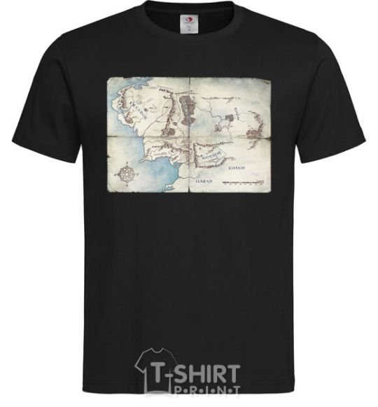 Men's T-Shirt Middle Earth black фото