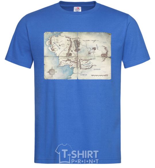 Men's T-Shirt Middle Earth royal-blue фото