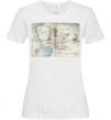 Women's T-shirt Middle Earth White фото