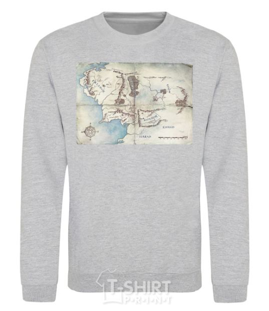 Sweatshirt Middle Earth sport-grey фото