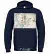 Men`s hoodie Middle Earth navy-blue фото