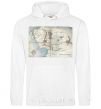 Men`s hoodie Middle Earth White фото