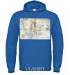 Men`s hoodie Middle Earth royal фото