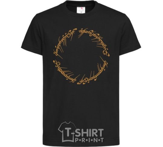 Kids T-shirt The Lord of the rings Mordor black фото