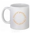 Ceramic mug The Lord of the rings Mordor White фото