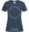 Women's T-shirt The Lord of the rings Mordor navy-blue фото