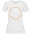 Women's T-shirt The Lord of the rings Mordor White фото