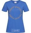 Women's T-shirt The Lord of the rings Mordor royal-blue фото