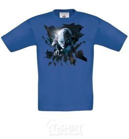 Kids T-shirt Golum art royal-blue фото