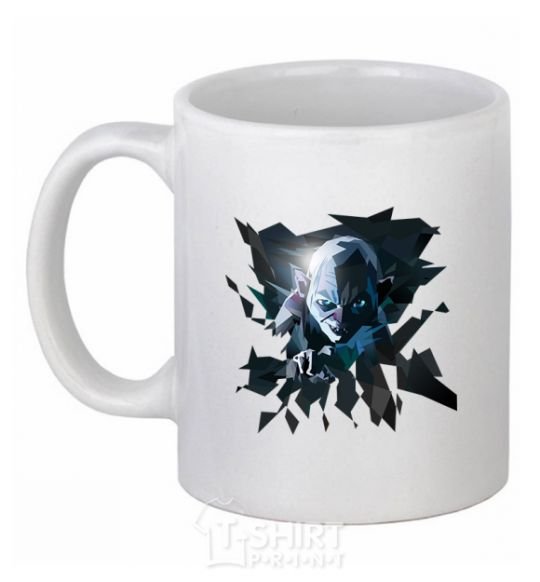 Ceramic mug Golum art White фото