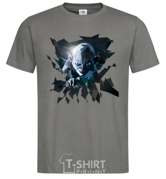 Men's T-Shirt Golum art dark-grey фото