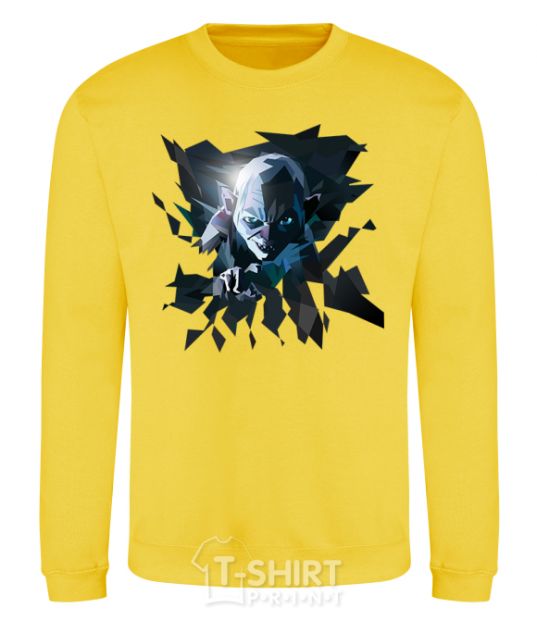 Sweatshirt Golum art yellow фото