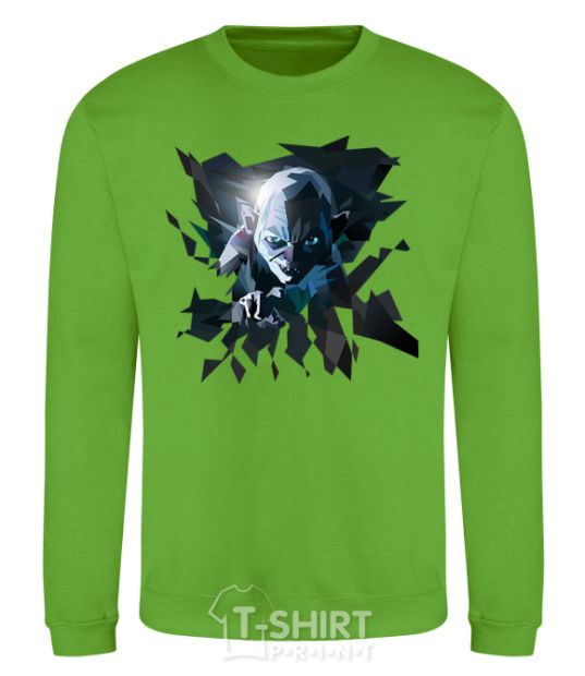 Sweatshirt Golum art orchid-green фото