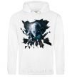 Men`s hoodie Golum art White фото