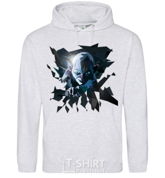 Men`s hoodie Golum art sport-grey фото