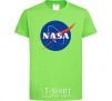 Kids T-shirt NASA logo orchid-green фото