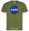 Men's T-Shirt NASA logo millennial-khaki фото