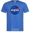 Men's T-Shirt NASA logo royal-blue фото