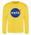 Sweatshirt NASA logo yellow фото