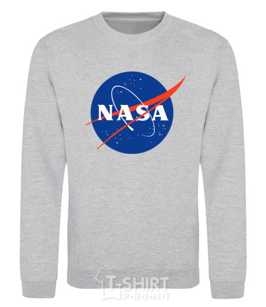 Sweatshirt NASA logo sport-grey фото