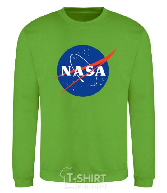 Sweatshirt NASA logo orchid-green фото