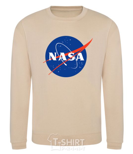 Sweatshirt NASA logo sand фото