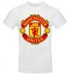 Men's T-Shirt Manchester United logo White фото