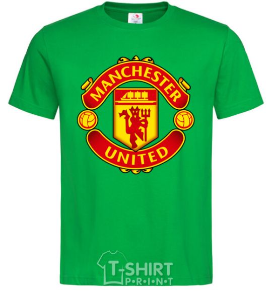 Men's T-Shirt Manchester United logo kelly-green фото