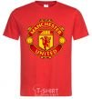 Men's T-Shirt Manchester United logo red фото