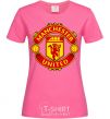 Women's T-shirt Manchester United logo heliconia фото