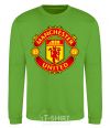 Sweatshirt Manchester United logo orchid-green фото