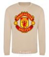 Sweatshirt Manchester United logo sand фото