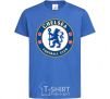 Детская футболка Chelsea FC logo Ярко-синий фото