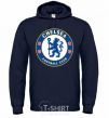 Мужская толстовка (худи) Chelsea FC logo Темно-синий фото