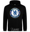 Мужская толстовка (худи) Chelsea FC logo Черный фото