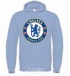 Мужская толстовка (худи) Chelsea FC logo Голубой фото